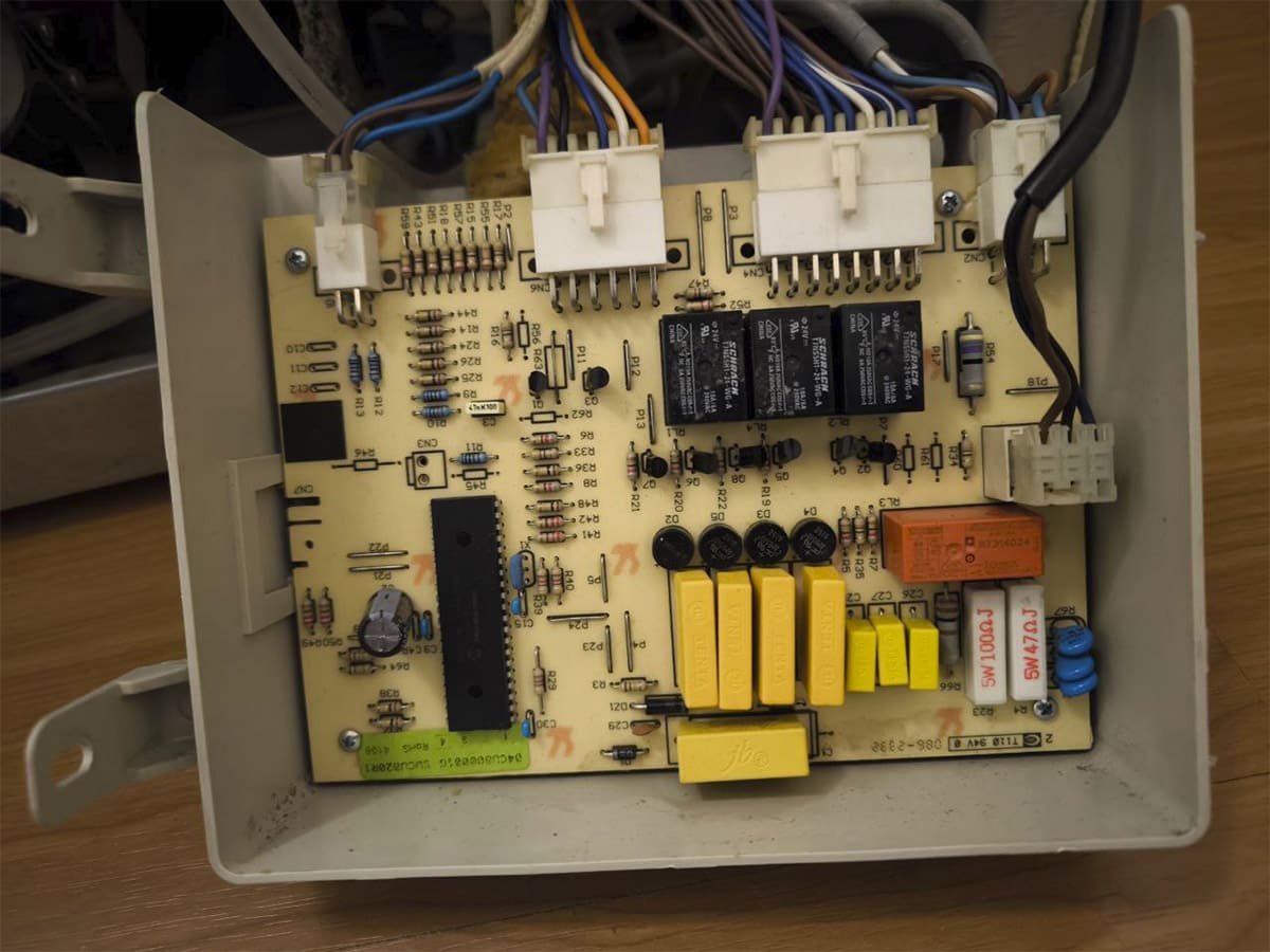 Ремонт платы управления — пример работы